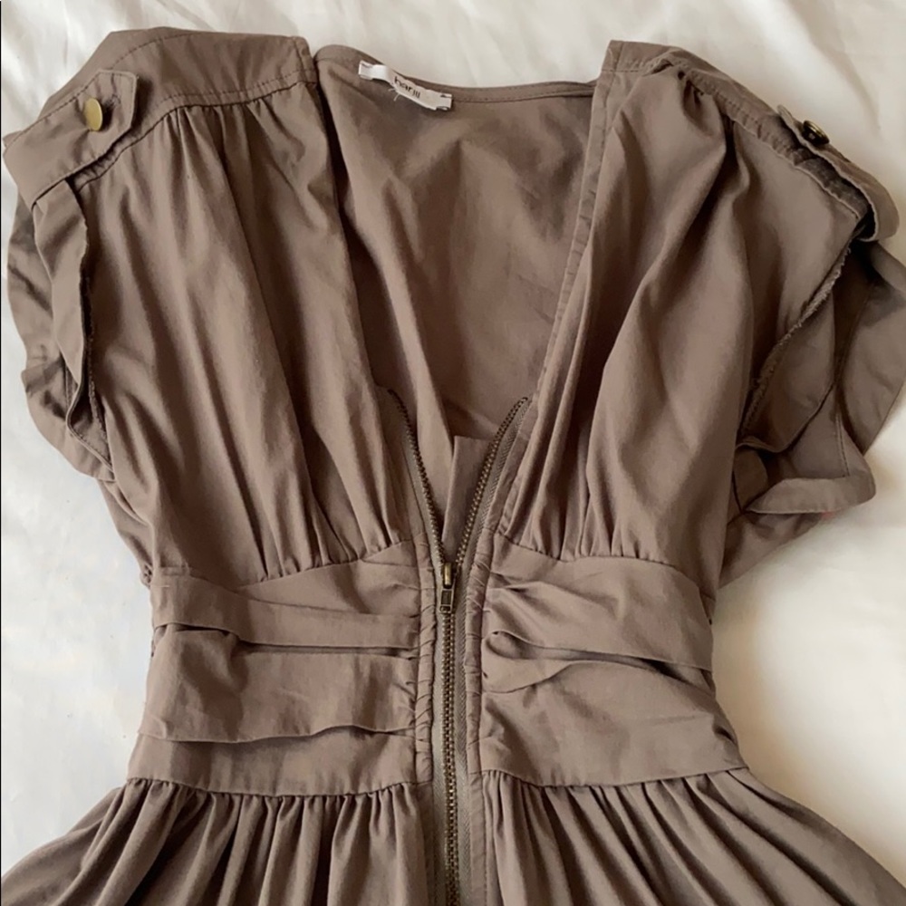 Classic Army Green Dress SIZE XSML